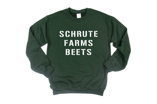 Schrute Farms Beets Unisex sweatshirt, Bears Beets, The Office shirt, The Office Sweatshirt, Dwight Schrute, Michael Scott, Tumblr shirt
