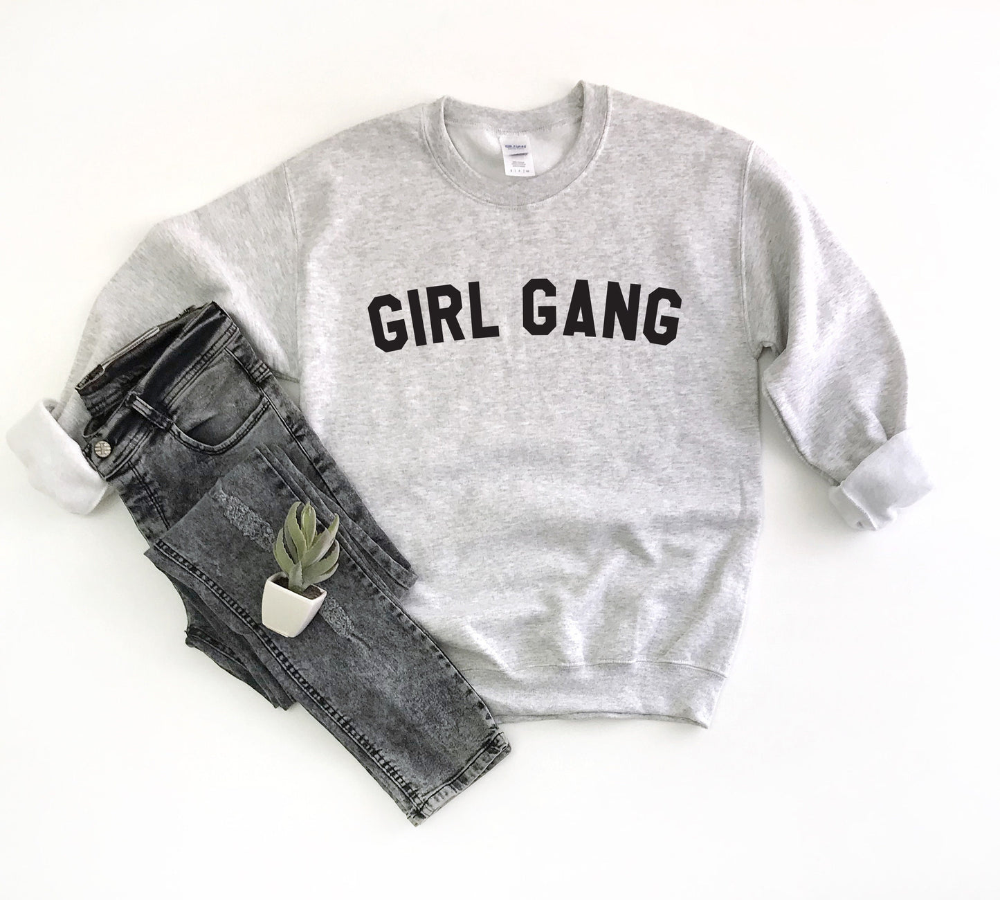 Girl Gang Unisex Sweatshirt, Girl Gang Sweatshirt, GRL PWR Shirt, Local Girl Gang, Girls Support Girls, Girl Power, trendy sweatshirt