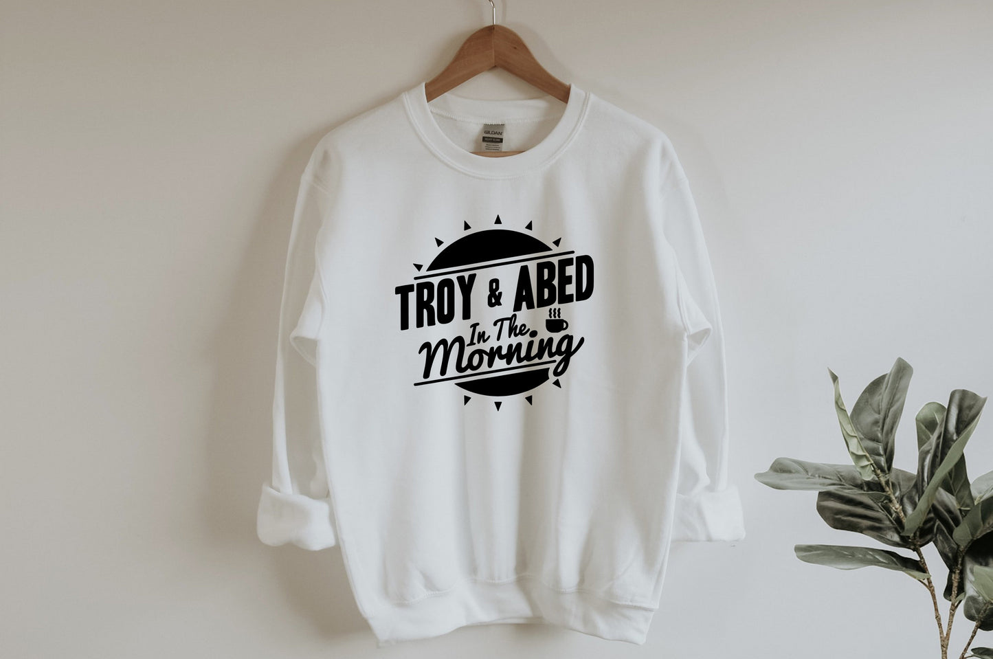 Troy and Abed Unisex Sweatshirt, Troy and Abed Morning show, Greendale Community College, Community College Sweater