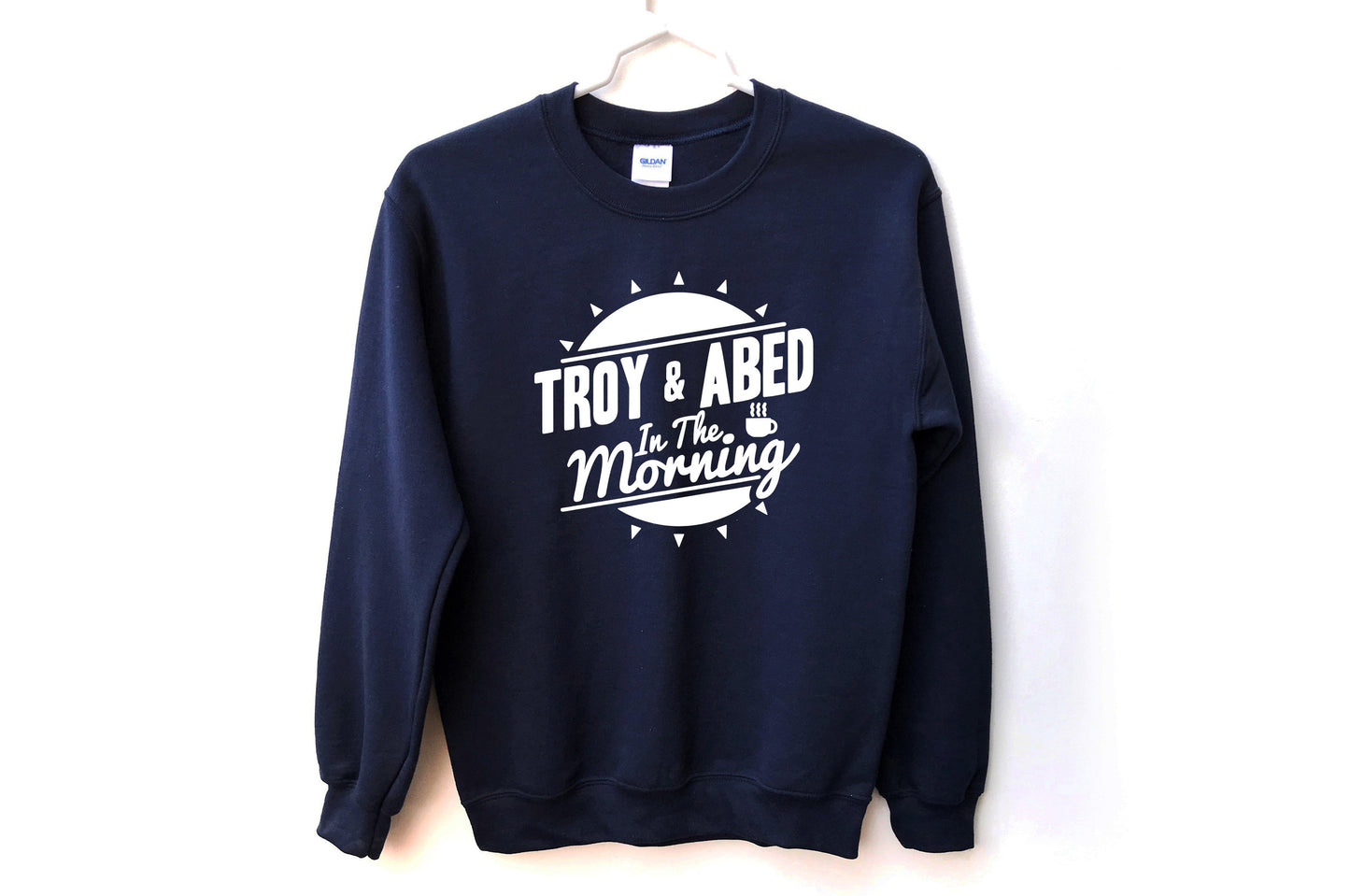 Troy and Abed Unisex Sweatshirt, Troy and Abed Morning show, Greendale Community College, Community College Sweater