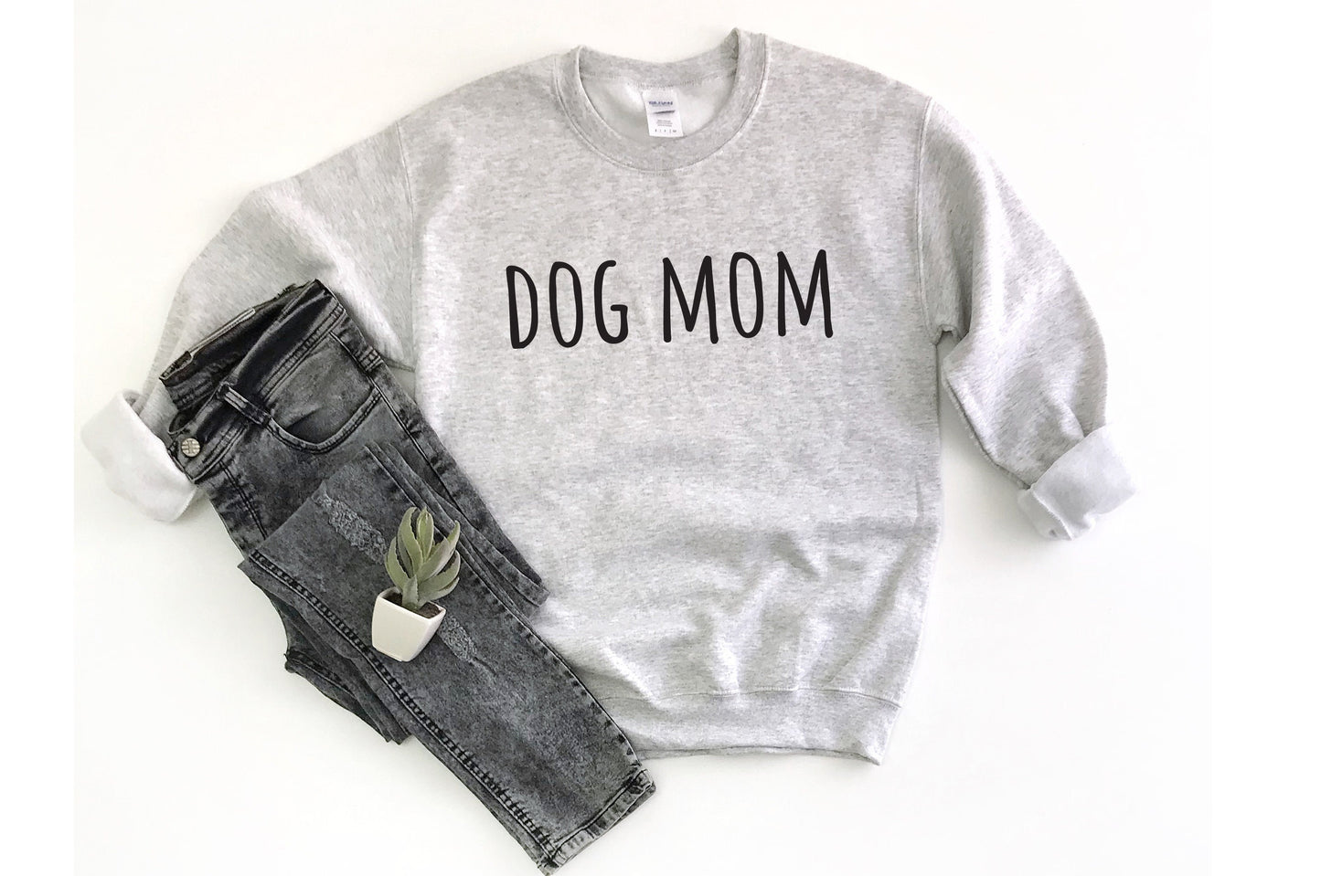 Dog Mom Unisex Sweatshirt, Dog Mom gift, Dog Mama, Stay at home dog mom, Rescue mom, Mother of dogs,  Dog Mom tee, Dog lover, fur mama, woof