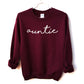 Auntie Unisex Sweatshirt, Auntie sweatshirt, Aunt Life, Aunty Shirt, Gifts for Aunt, Coffee, New aunt, Aunty to be, Pregnancy Announcement