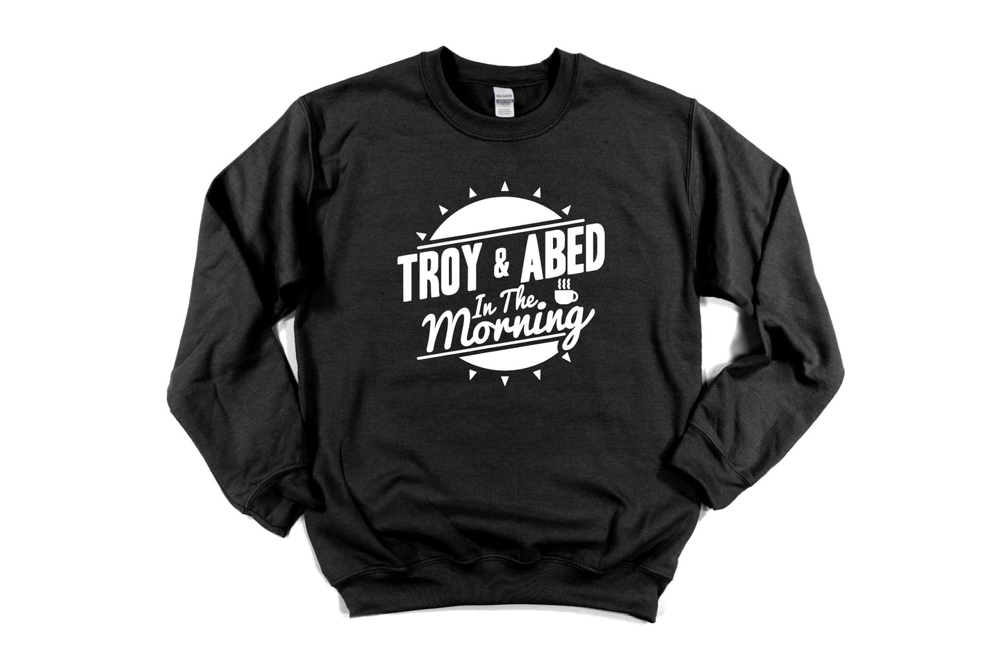 Troy and Abed Unisex Sweatshirt, Troy and Abed Morning show, Greendale Community College, Community College Sweater