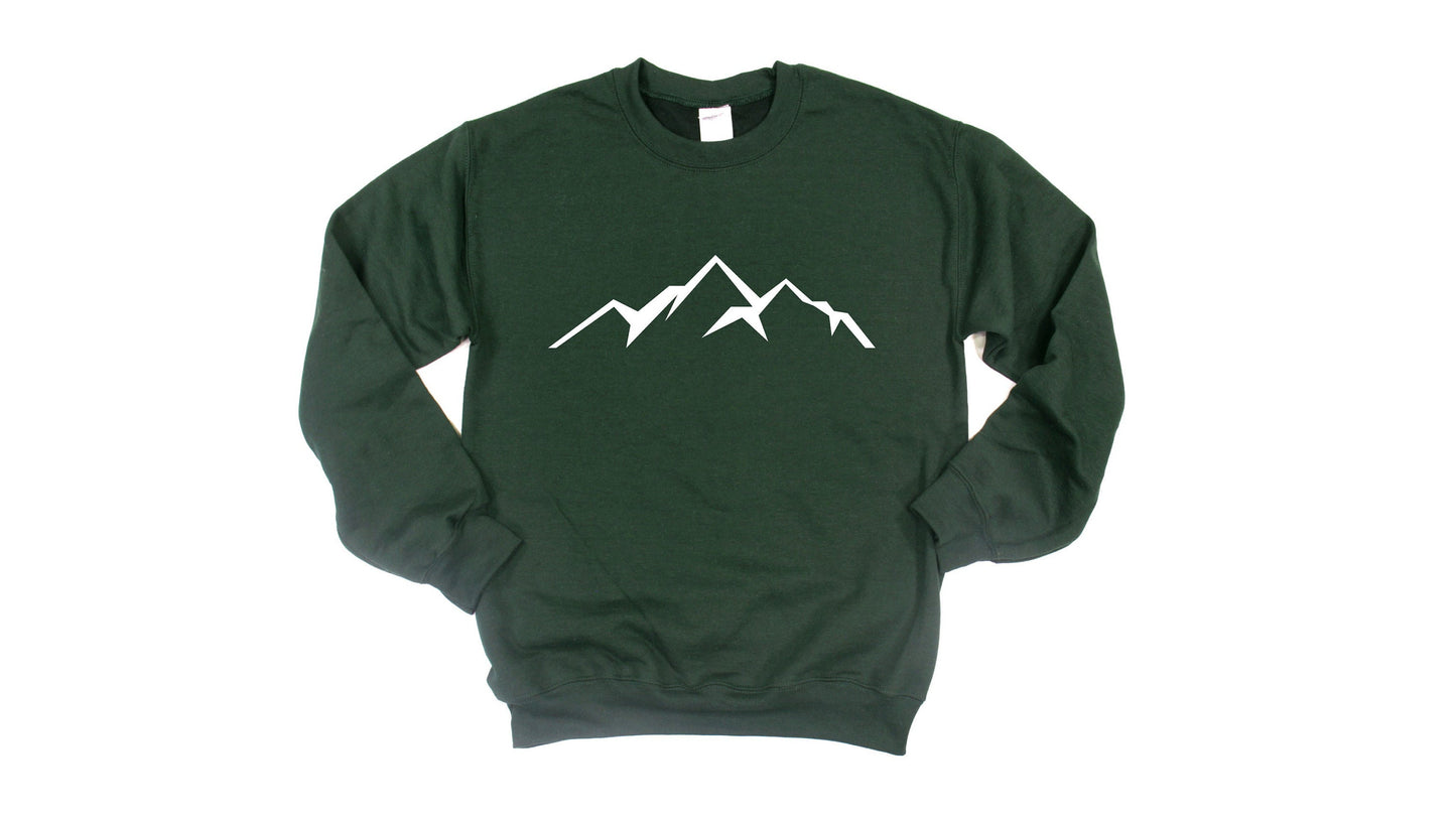 Mountains Unisex Sweatshirt, Rock Climbing, Mountains are Calling, Camping Sweatshirt, Outdoorsy, Outdoor Sweatshirt, Campfire, Nature