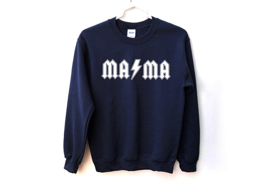 Mama Unisex Sweatshirt, Rock n Roll Mom, Mama sweatshirt, Mom Life, Mom Shirt, Gifts for Mom, New Mom, Mom to be, Pregnancy Announcement
