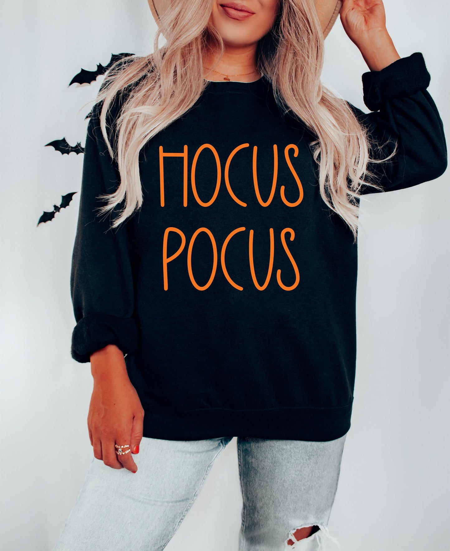 Hocus Pocus Halloween Sweatshirt, Halloween Sweatshirt, Sanderson Sisters, Hocus Pocus, Cats Witches Halloween, Witch Museum, Black Flame