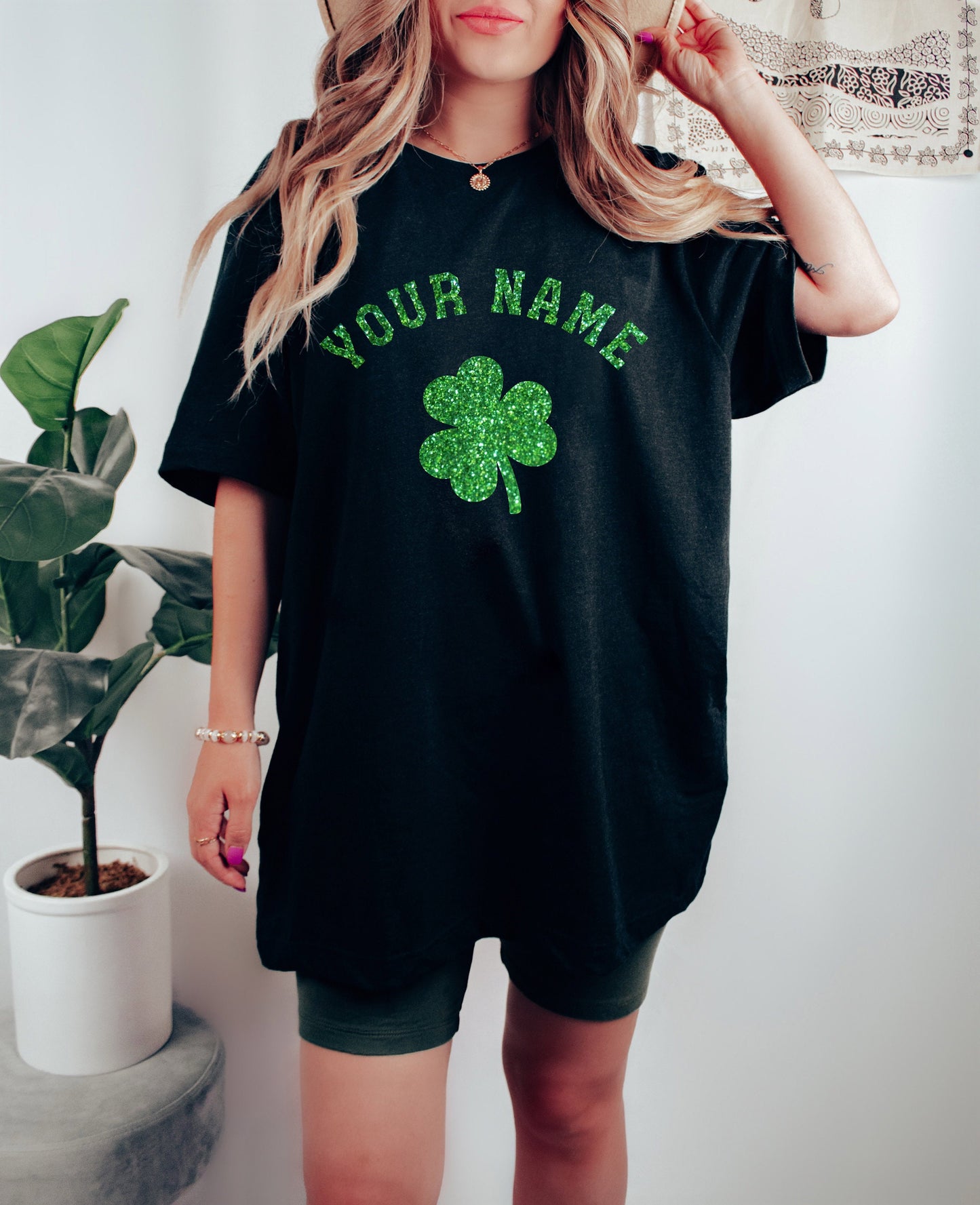 Personalized Last Name St Patricks Day Shirt, Comfort Colors St Patricks Day Shirt , Clover Lucky, Here to Paddy, Irish, Shamrock shirt